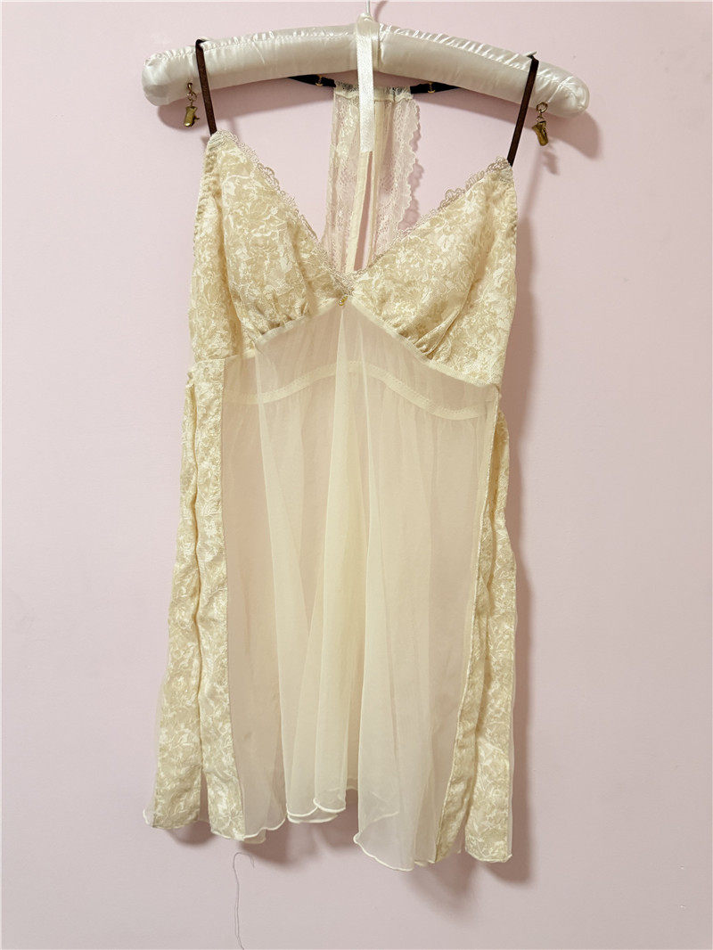 thumbnail for tutu family anna Japanese sundress lady sexy nightdress half girl pajama top slip camisole as a base