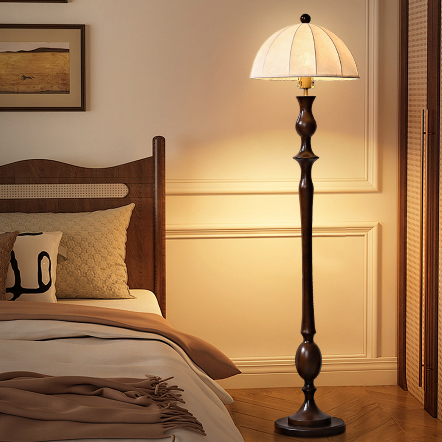 中古落地灯客厅复古卧室高级感