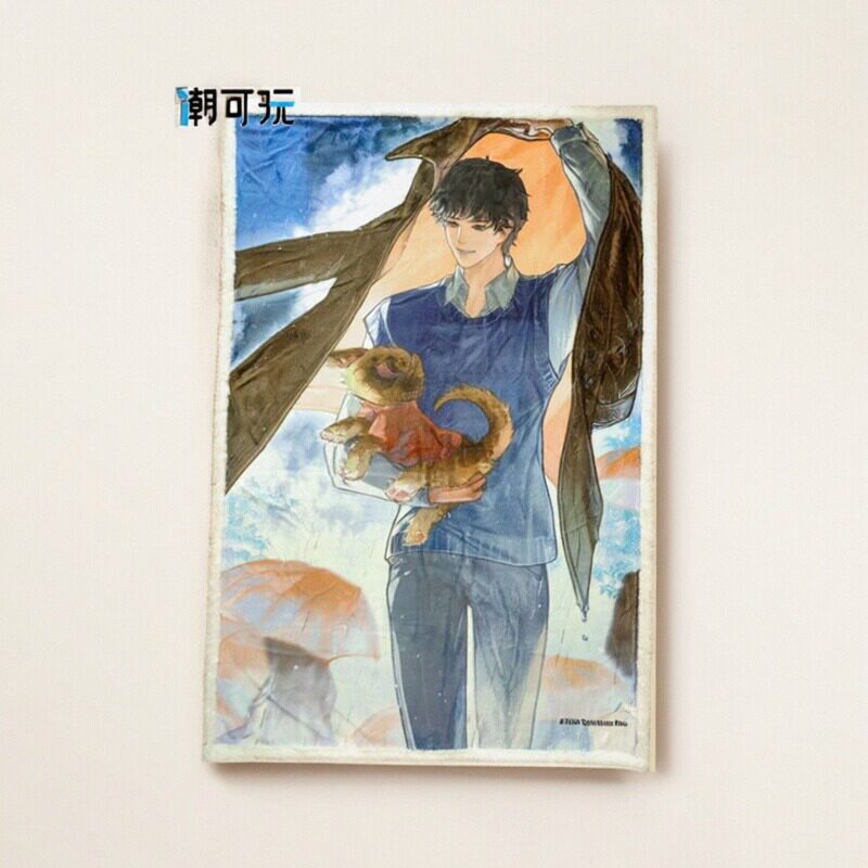 【秋冬特惠】盗墓笔记节气正版毛毯吴邪张起灵午睡毛绒被潮可玩