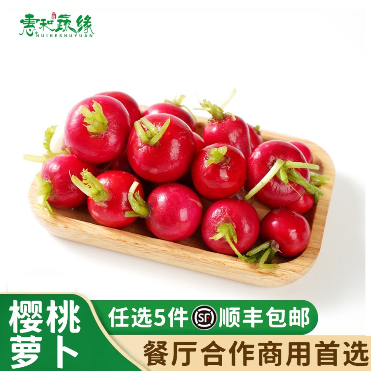 新鲜樱桃萝卜迷你小红萝卜小圆萝卜水果萝卜西餐蔬菜沙拉轻食食材