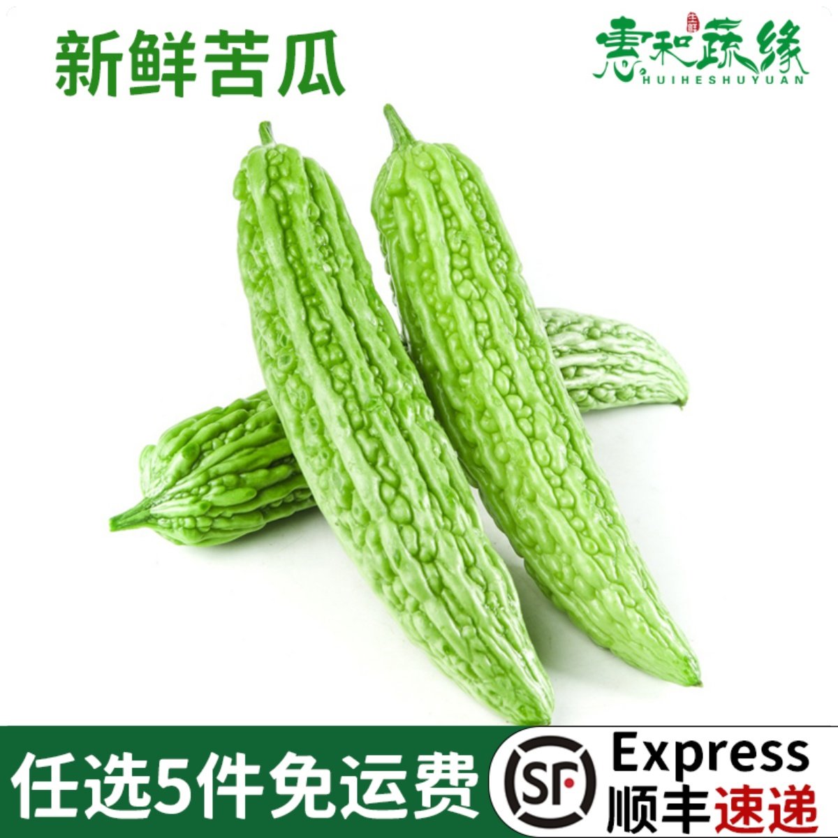 新鲜青苦瓜500g凉瓜青瓜新鲜当季农家自种熟清苦脆嫩生鲜瓜
