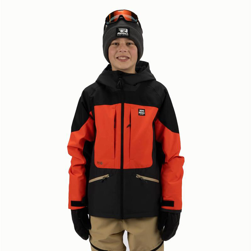 荷兰原单RL全新专业单板滑雪夹克男大童双板防水20K抗寒保暖外套