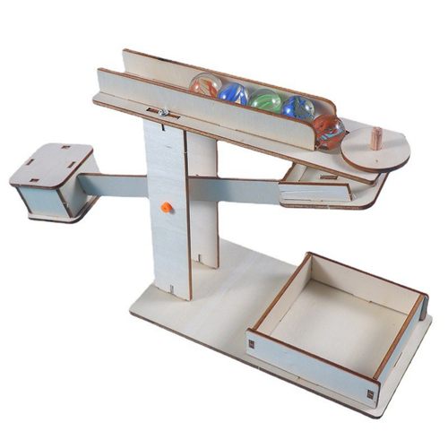 追鹿物理科学实验滚珠跷跷板