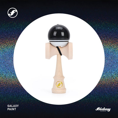 FRIDAY 星河系列 黑色 炫光漆 枫木 轴承 剑玉 剑球 KENDAMA