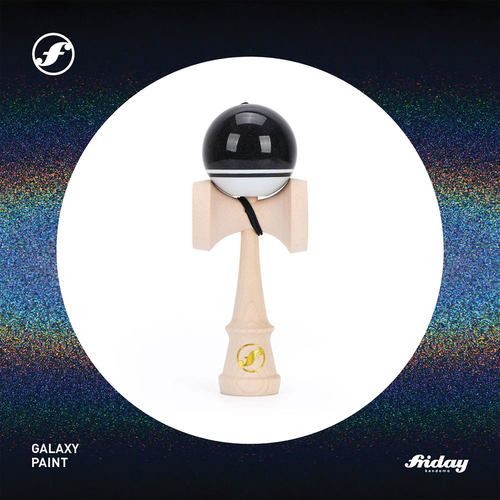 FRIDAY 星河系列 黑色 炫光漆 枫木 轴承 剑玉 剑球 KENDAMA
