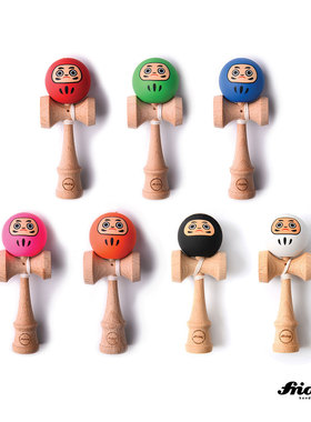Friday 达摩 mini 橡胶漆 榉木 小号 剑玉 剑球 kendama