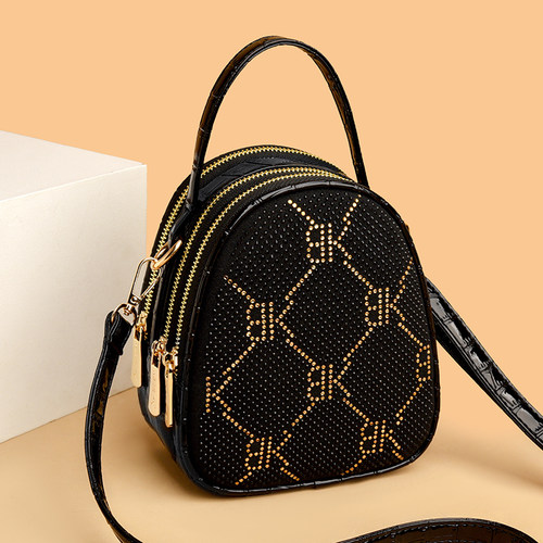 漆皮牛皮多层口袋绿罗鸟上新优惠