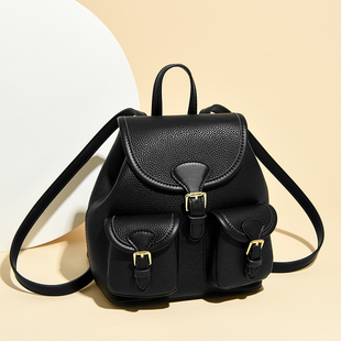 真皮双肩包女小软皮2026皮质迷你女式新款夏女士时尚轻便牛皮背包