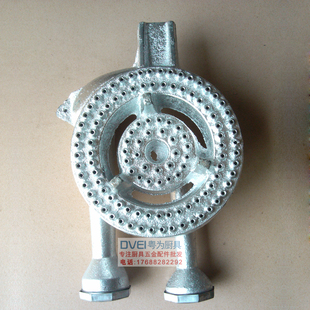 广式文化炉头 双管炉头 7寸文火煲仔炉芯 双管煲汤炉 烧鸭炉灶头