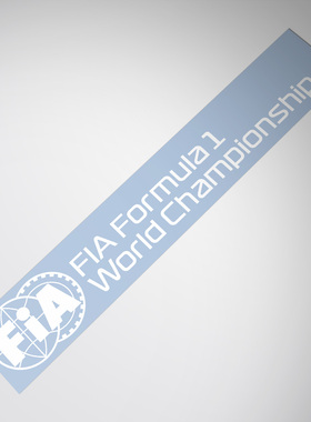 适用FIA F1 Formula decal sticker国际汽联F1车贴纸后档玻璃贴花