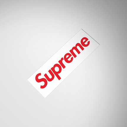 superme sticker decal个性涂鸦小众潮牌玻璃三角窗贴纸贴花