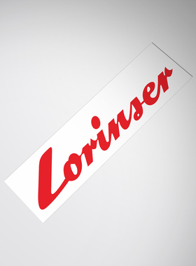 适用于Lorinser deca sticker罗伦士改装车贴纸车贴花