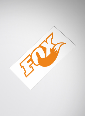 autodream FOX Shocks decal sticker弹簧避震减震阻尼改装车贴纸