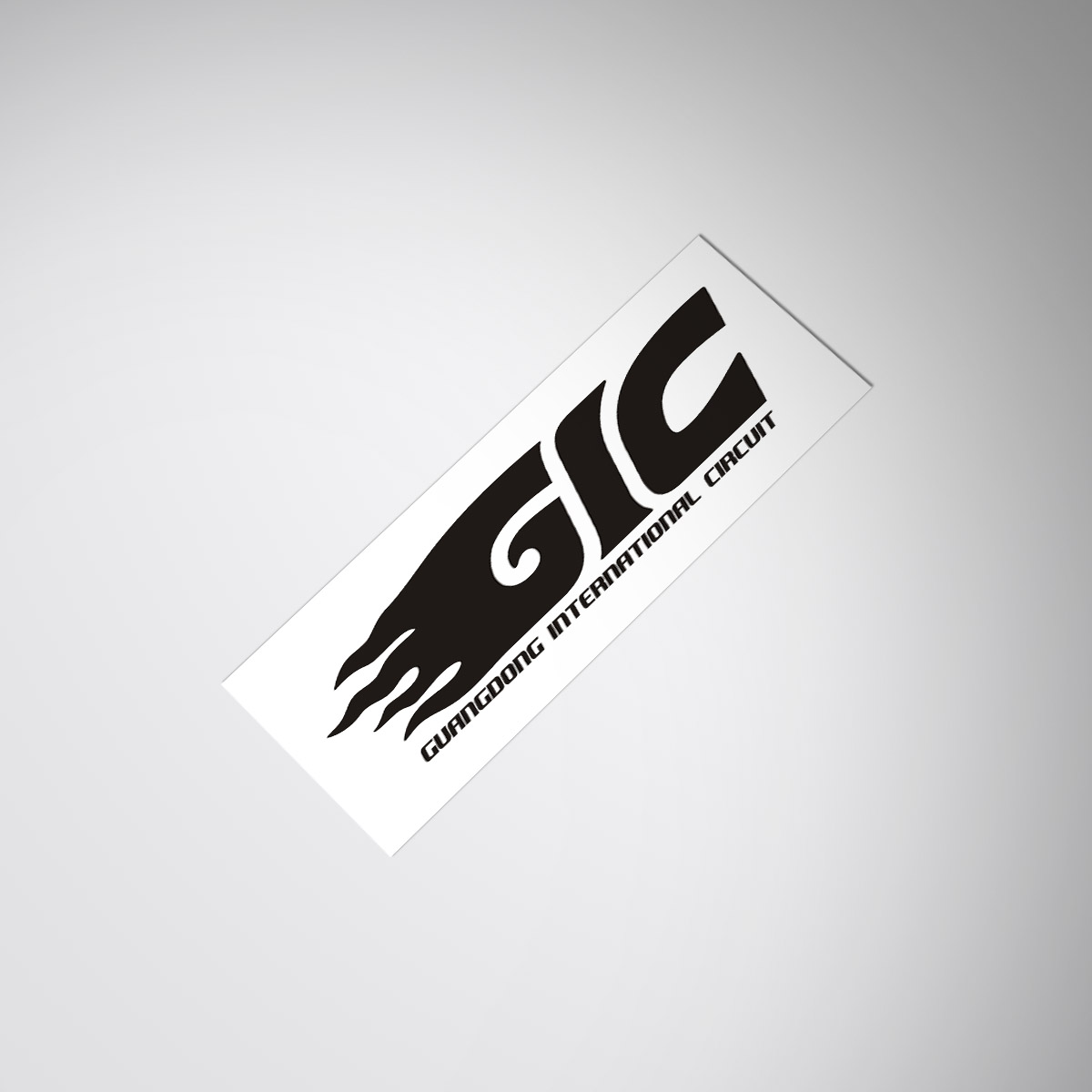 适用于GIC LOGO mark decal广东国际赛车场标志车贴纸赛事车贴花