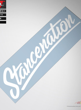 stancenation decal sticker个性前档玻璃车贴纸HF风格改装车贴纸