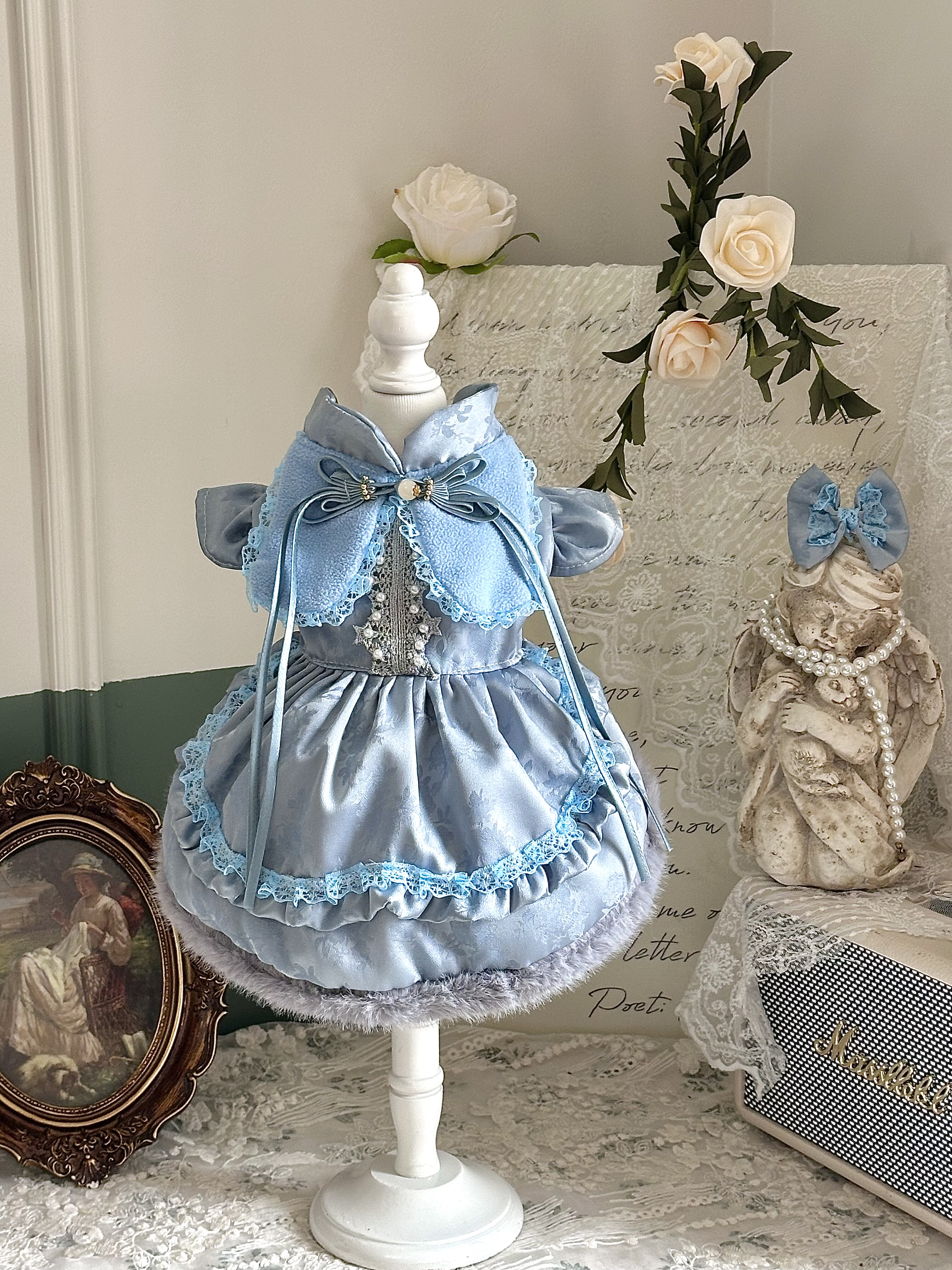 AW宠物服装放掉毛猫咪狗狗公主裙