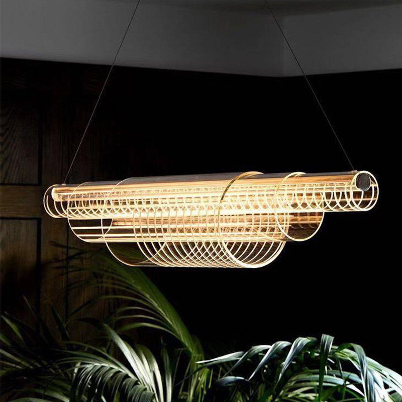 现代简约创意轻奢餐厅吧台办公桌书房吊灯酒店前台别墅设计师灯