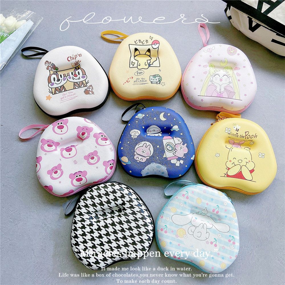 适用于联想Lenovo TH10头戴式耳机包卡通EVA保护盒电源线收纳包