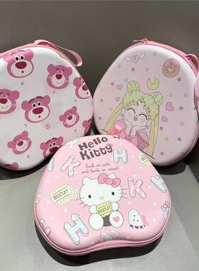 适用JBL JR460NC头戴式耳机包卡通EVA保护盒电源线收纳包