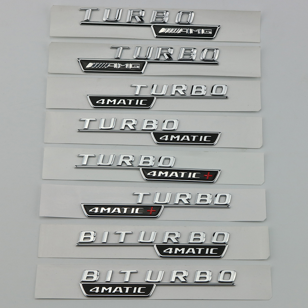 适用奔驰AMGTURBO4MATIC车标贴