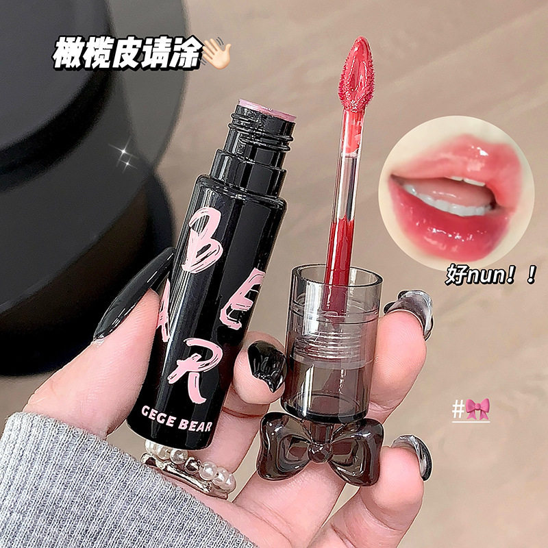 新款推荐晶透嘟嘟水光唇釉 防水不易沾杯镜面玻璃唇学生党口红