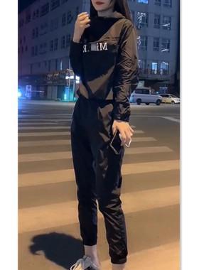 日系cherrykoko22508春夏新款时尚休闲两件套减龄帅气显瘦女装潮