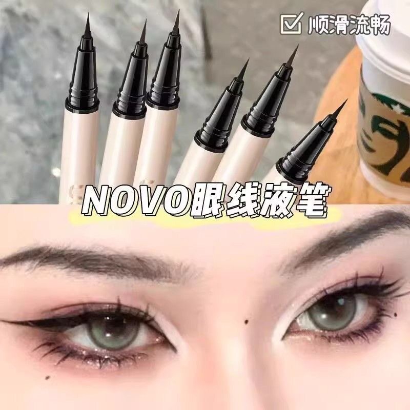 新款推荐彩妆流畅柔滑极细眼线液笔 防水防汗不晕染新手下睫毛