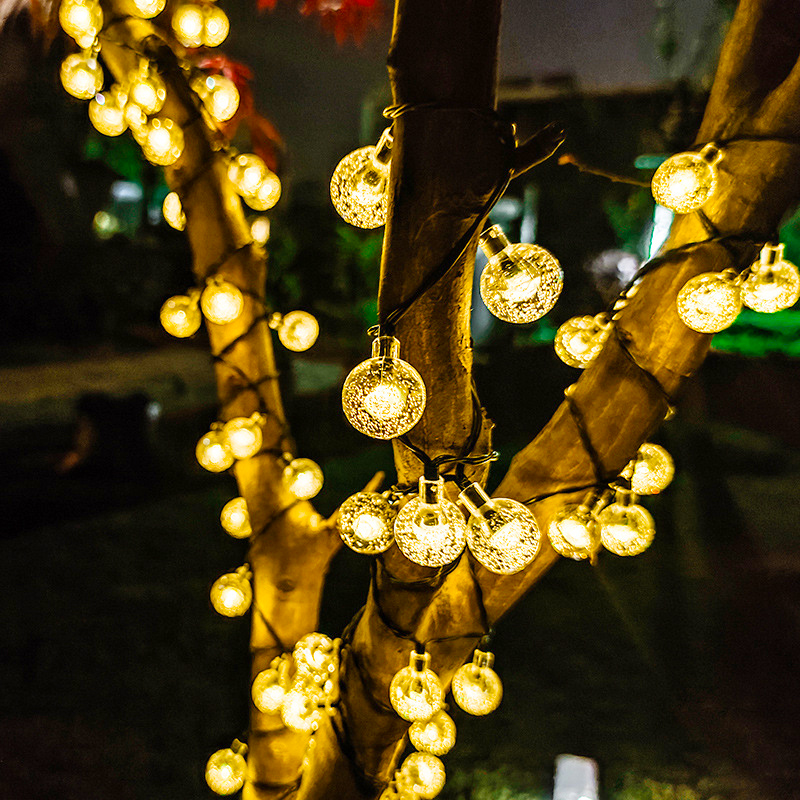 太阳能灯串LED户外高亮串灯