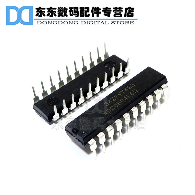 直插 ADC0804LCN 8位AD 模数转换器 IC 芯片 DIP-20 全新