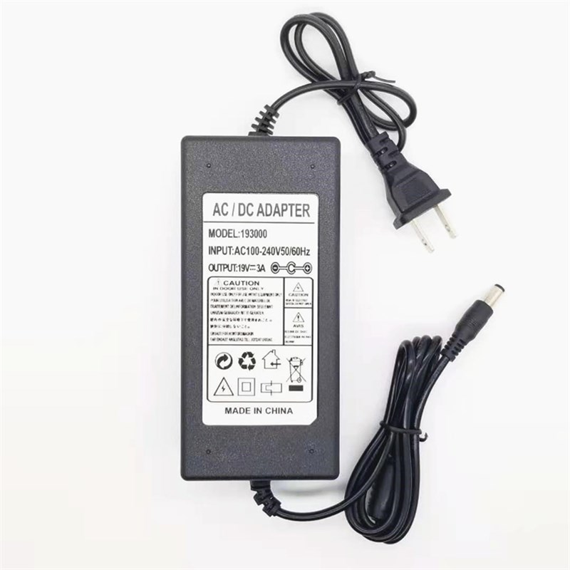 投影仪电源适配器19V3A通用笔记本电脑显示充电器 液晶电视变压器
