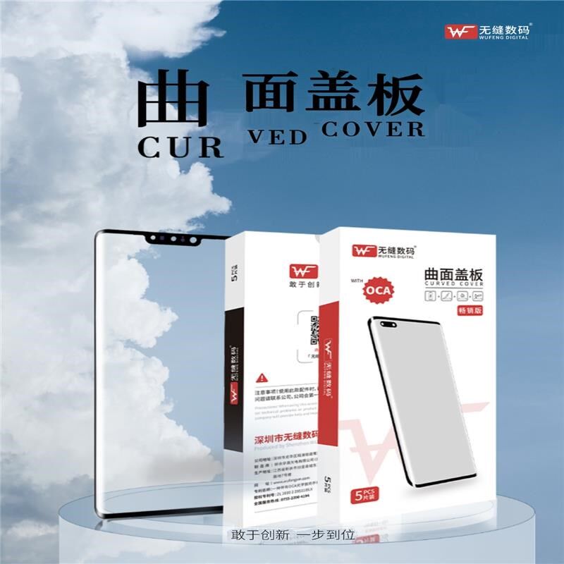 无缝曲面盖板带OCA胶适用 三星W20/W21/W22 W23/W24 Fold2/3/4/5