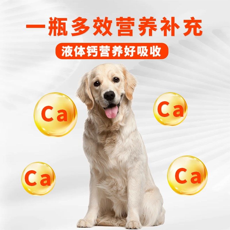 博美狗狗专用强力液体钙小狗吃的钙片宠物健骨补钙小型犬营养品