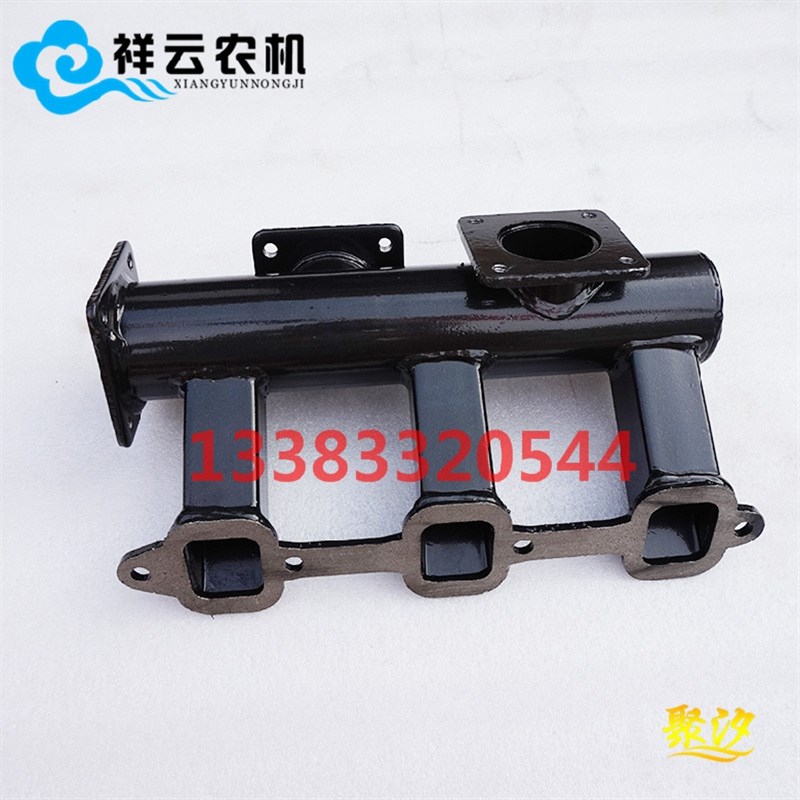 东风农机/黄海金马/常州江苏常柴ZN390T发动机进气支管铁皮吸气管