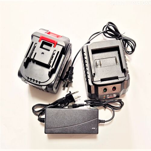 东帝48V68V88V98V锂电池 冲击扳手电动电钻镐角磨机架子工充电器