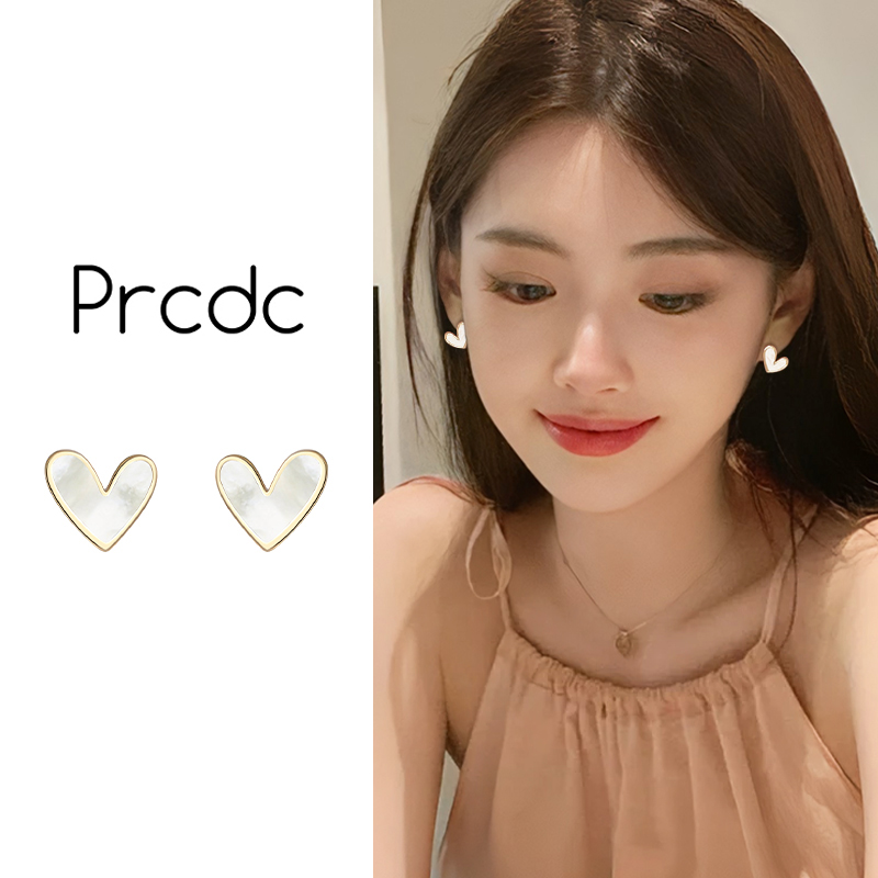 小巧精致爱心软垫耳夹