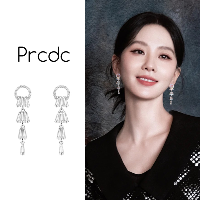 银色轻奢耳环女小众独特