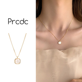 轻奢小众项链复古简约2026新款 爆款 锁骨链精致吊坠颈链高级感配饰