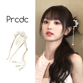 流苏发簪女气质发钗国风步摇簪子2026新款 新中式 珍珠款 高级感发饰