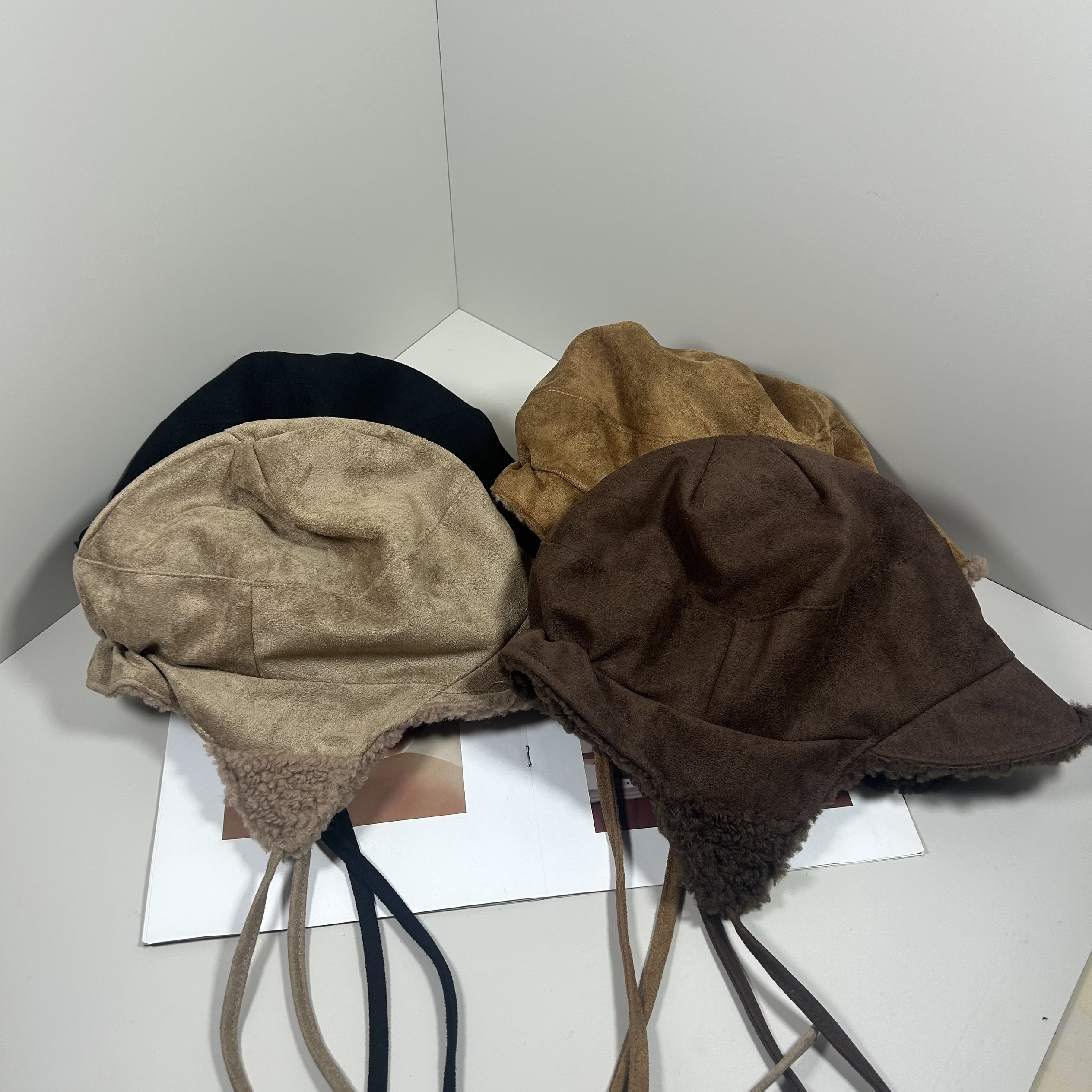 韩版爆款毛绒雷锋帽女冬季保暖