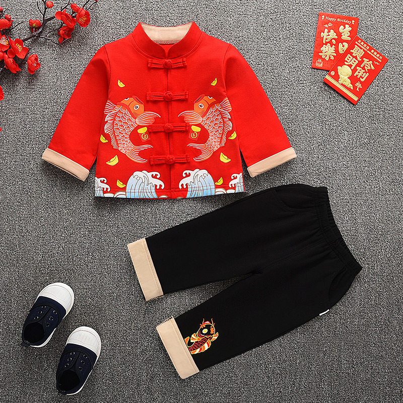 宝宝一周岁礼服男童夏季
