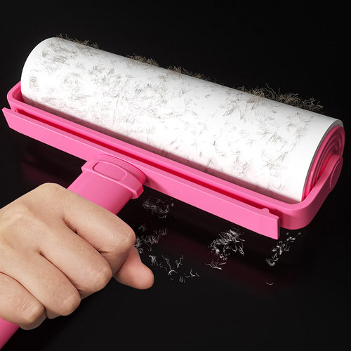 可撕式粘毛器滚筒粘尘纸沾毛神器