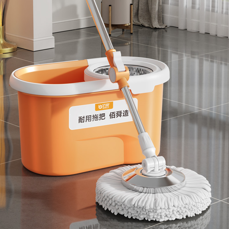 2025新款旋转拖把家用甩干双驱动