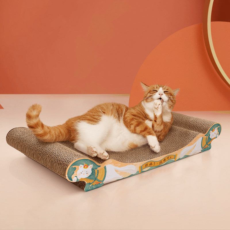 紫禁御猫房 一拾吾故宫联名紫禁御喵房龙榻猫抓板 玩具|msdalam kategori haiwan peliharaan/makanan haiwan dan bekalan, Cat/Mainan anjing, Cat Scratcher - dari Buy2taobao.com untuk memberikan perkhidmatan ejen Taobao profesional membeli