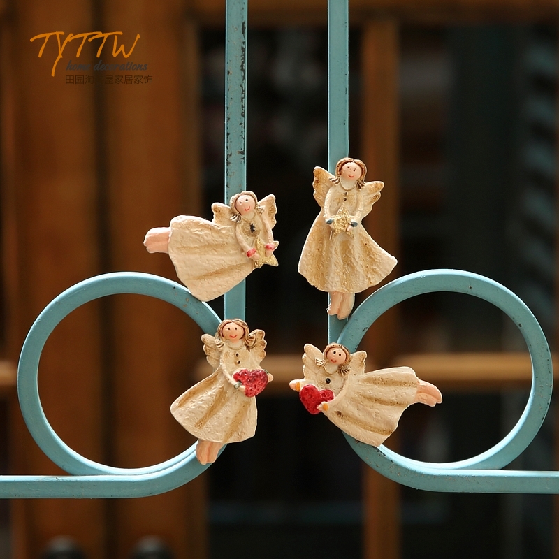 冰箱贴磁性贴美式天使女孩圣诞风