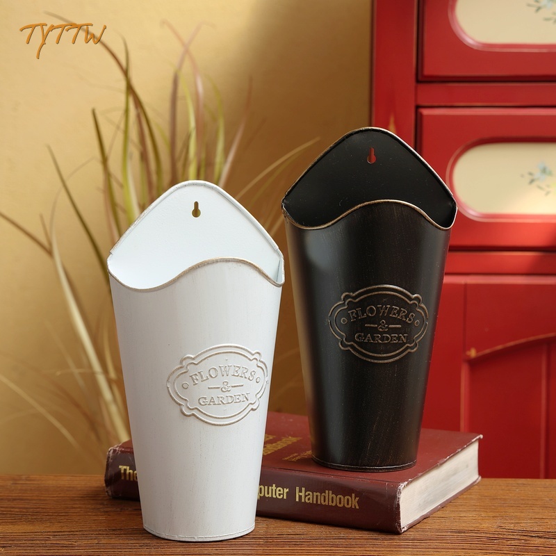 美式做舊復古壁掛花器