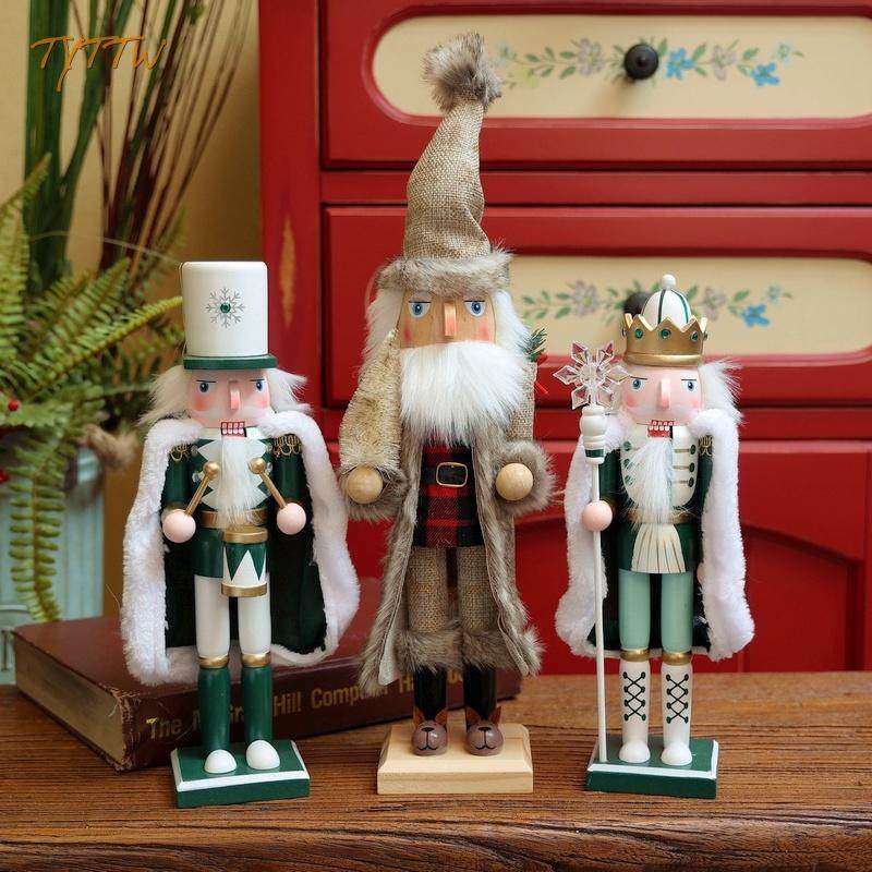 创意北欧轻奢风胡桃夹子木偶士兵工艺品卡通送礼物装饰家居摆件