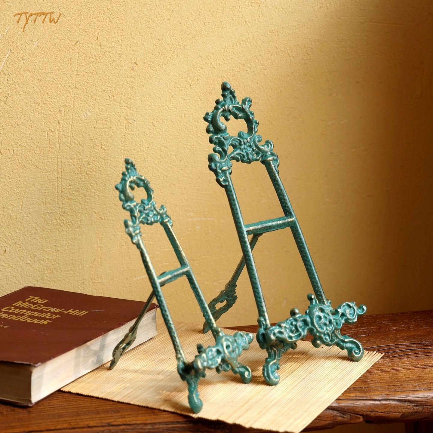 复古雕花铸铁支架相框架做旧挂盘架盘子展示架轻奢古典装饰,家居饰品,装饰摆件,淘宝优惠券,粉丝福利购,淘宝优惠卷