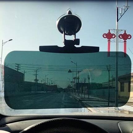 车内遮阳板吸盘式三轮四轮车代步车新遮光板防远光快递车通用车用