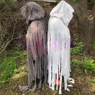 万圣节服装死神成人披风斗篷cospaly表演化妆鬼节鬼屋舞会演出服