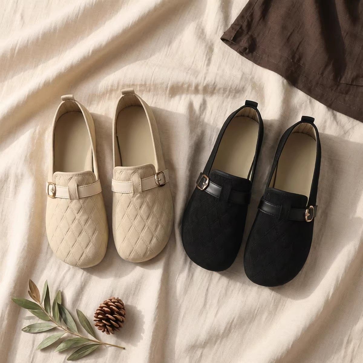 2026新款老北京布鞋女士春秋软底防滑妈妈鞋平底时尚休闲单鞋,女鞋,传统布鞋,淘宝优惠券,粉丝福利购,淘宝优惠卷